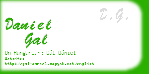 daniel gal business card